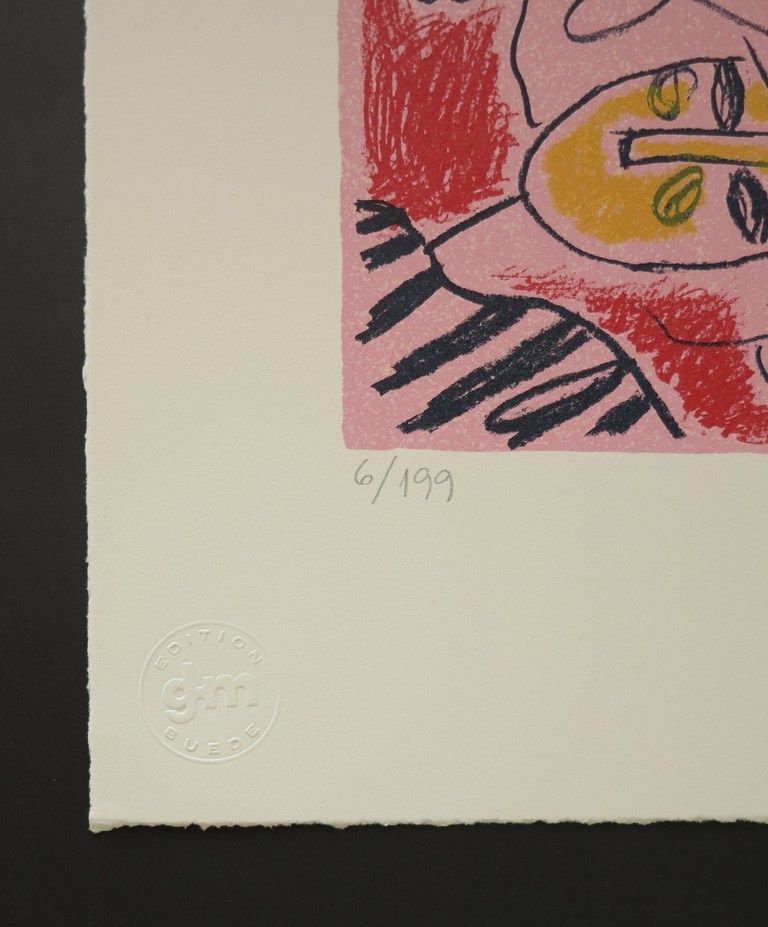 Corneille - handgesigneerde zeefdruk - oplage 199 ex. - 1987 kopen? Bied vanaf 150!