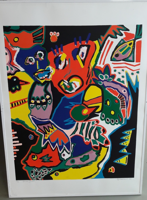 M Naerebout, titel: African Jungle verkocht voor € 95!