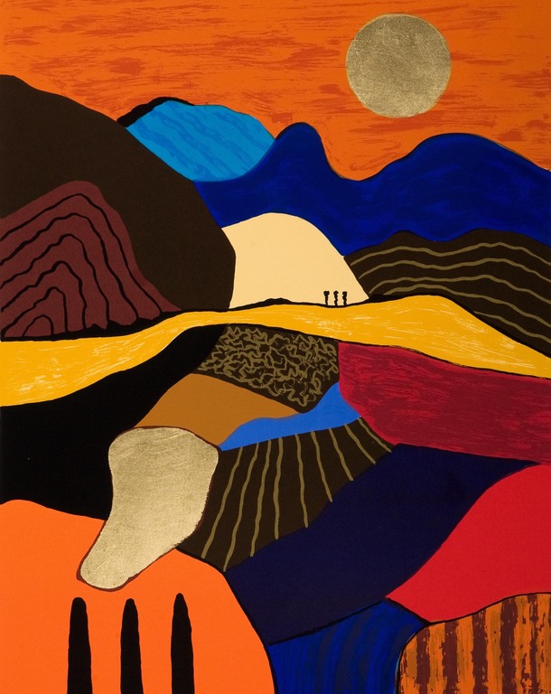  Ronald Boonacker, Via Flaminia, Italië, Zeefdruk kopen? Bied vanaf 60!