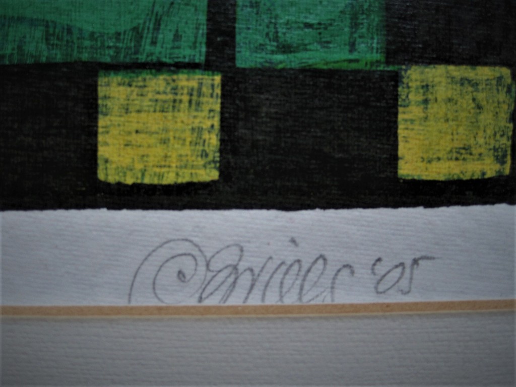 Karakteristiek expressionistisch gesigneerd Zeefdruk Clemens Briels "Gato" kopen? Bied vanaf 1!