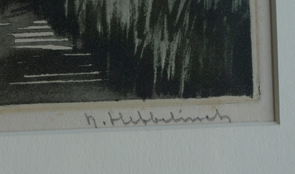 Roger Hebbellinck : Kleurenets – Watergezicht – gesigneerd & ingelijst – ca 1965 kopen? Bied vanaf 1!