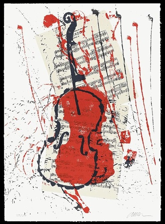 Arman: Zeefdruk, Scherzo opus 31 verkocht voor € 160!