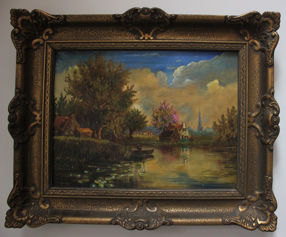 Onbekende schilder: Een meer  kopen? Bied vanaf 35!