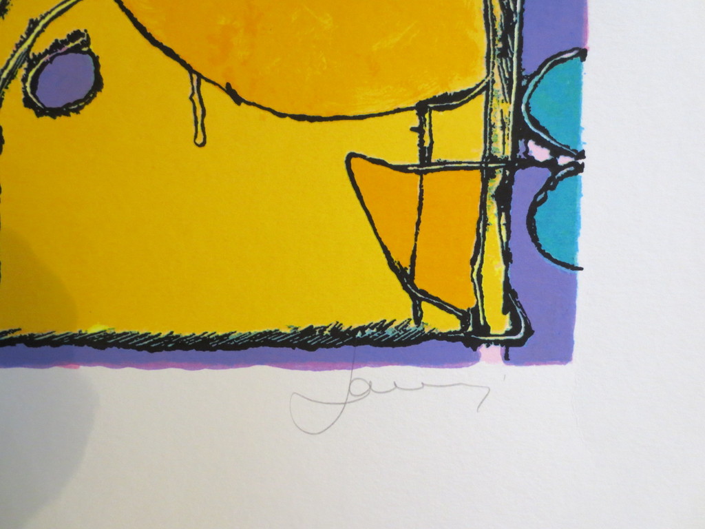 JAN LATINNE - 2 zeefdrukken - gedeelde vreugde- geluksboeket kopen? Bied vanaf 90!