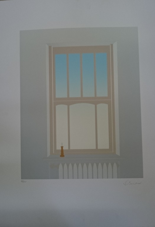 Berry Simon, zeefdruk,geen titel kopen? Bied vanaf 20!