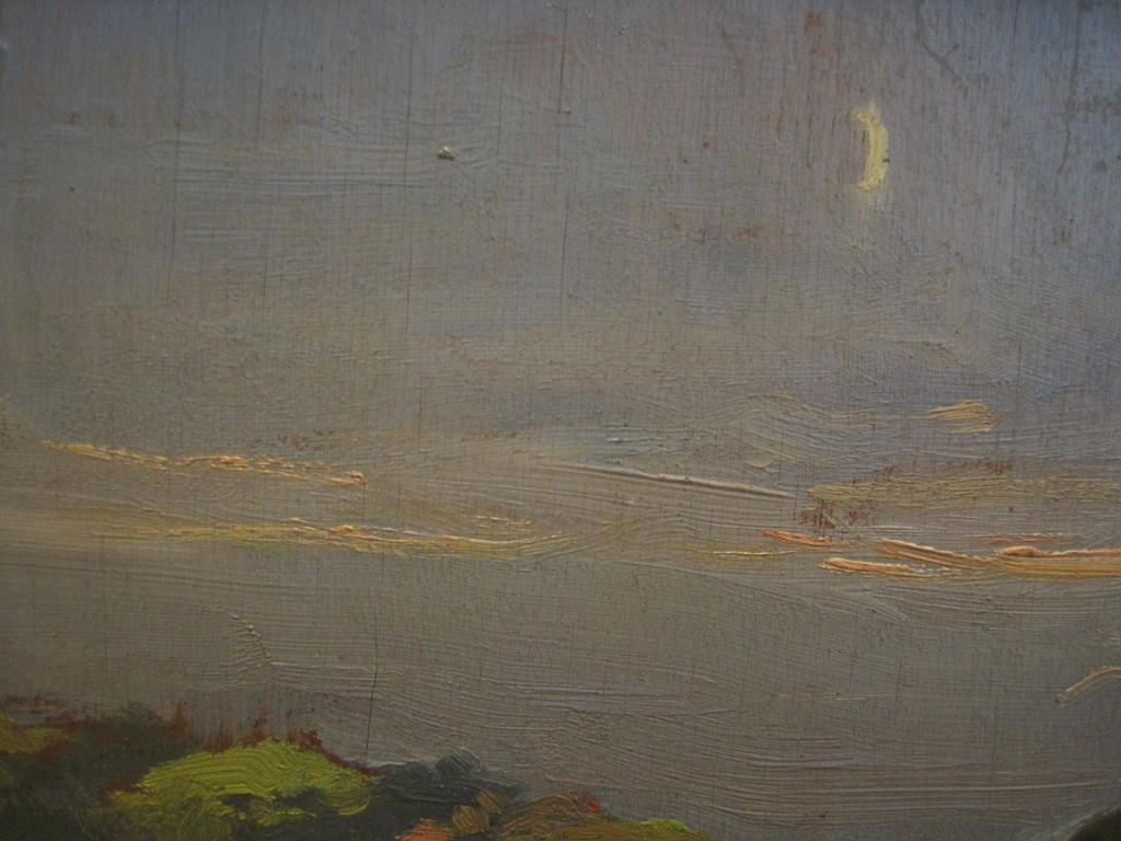 Sfeervol impressionistisch olieverf "Duinlandschap bij maanlicht" gesigneerd  kopen? Bied vanaf 1!