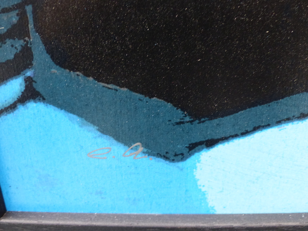 Hendrik van Veenendaal,Vuurtoren,Zeefdruk op paneel ingelijst,Handgesigneerd kopen? Bied vanaf 50!