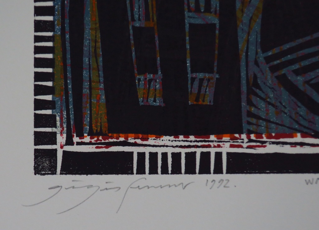 Ferenc Gogos: Zeefdruk, Wachter kopen? Bied vanaf 35!