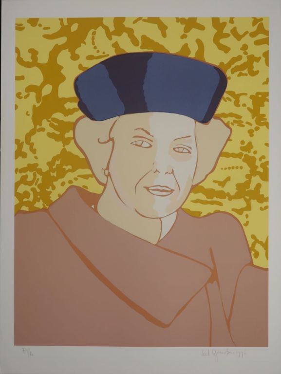 Ad Gerritsen: Zeefdruk, Koningin kopen? Bied vanaf 20!