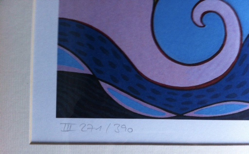 Litho PETRA PESCHKES hand gesigneerd en genummerd - titel YOU + ME - 54 X 54 CM kopen? Bied vanaf 25!