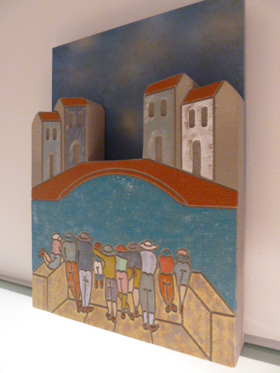 Stenen wandrelief op paneel kopen? Bied vanaf 1!