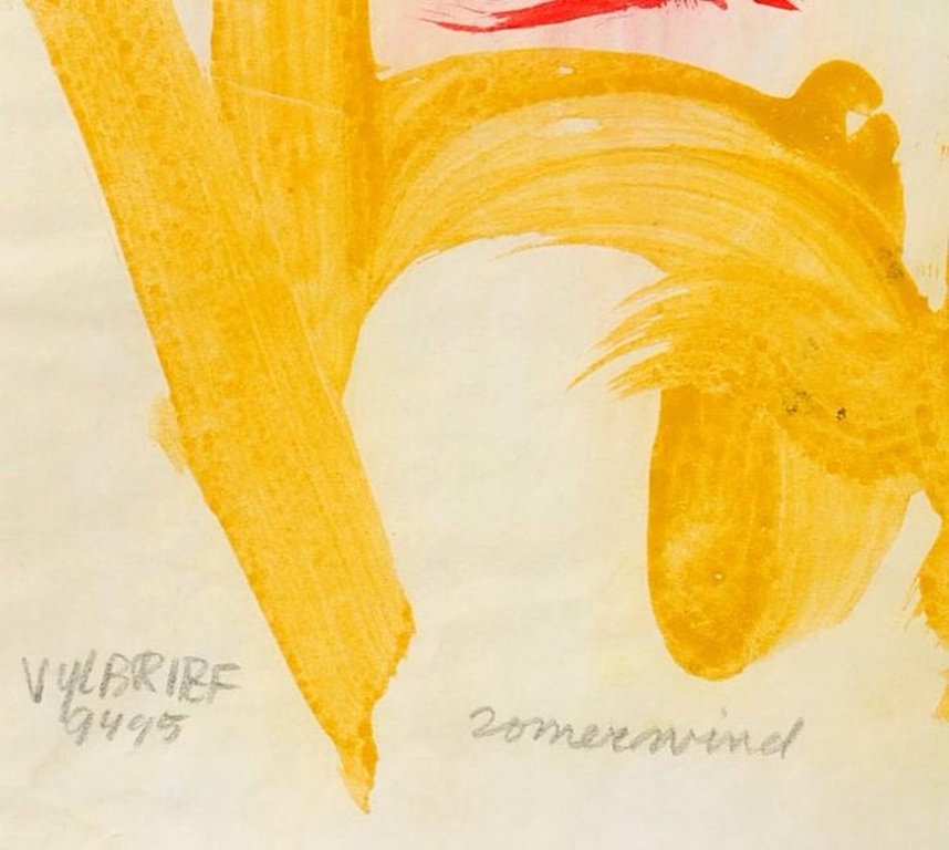 Ernst Vijlbrief: gouache, Zomerwind kopen? Bied vanaf 75!