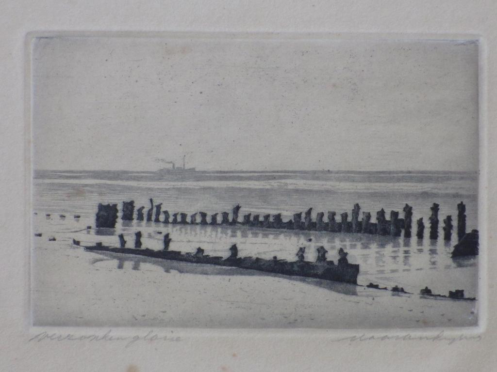 Maarten Langbroek, Verzonken glorie, Ets verkocht voor € 35!