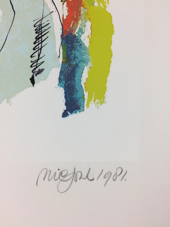 Nic Jonk, zeefdruk, 1981 kopen? Bied vanaf 89!