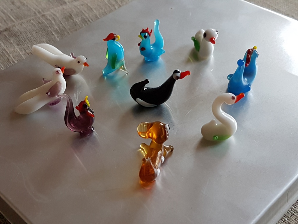 Miniature Murano glas-Venezia-Italia-Lot van 10pz kopen? Bied vanaf 1!