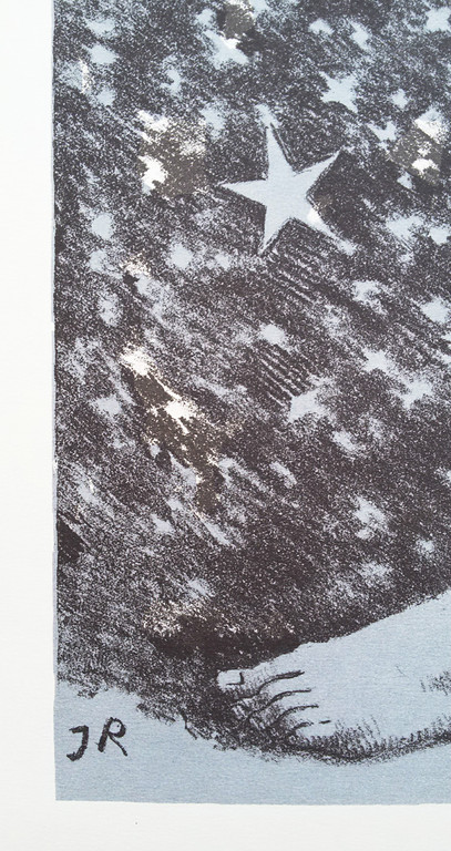 John Raedecker - Man in de nacht, litho kopen? Bied vanaf 15!
