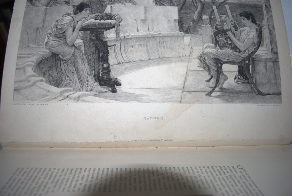 2 ETSEN naar ALMA TADEMA in COMPLEET BOEK uit CA.1886--ZELDZAAM-- kopen? Bied vanaf 65!