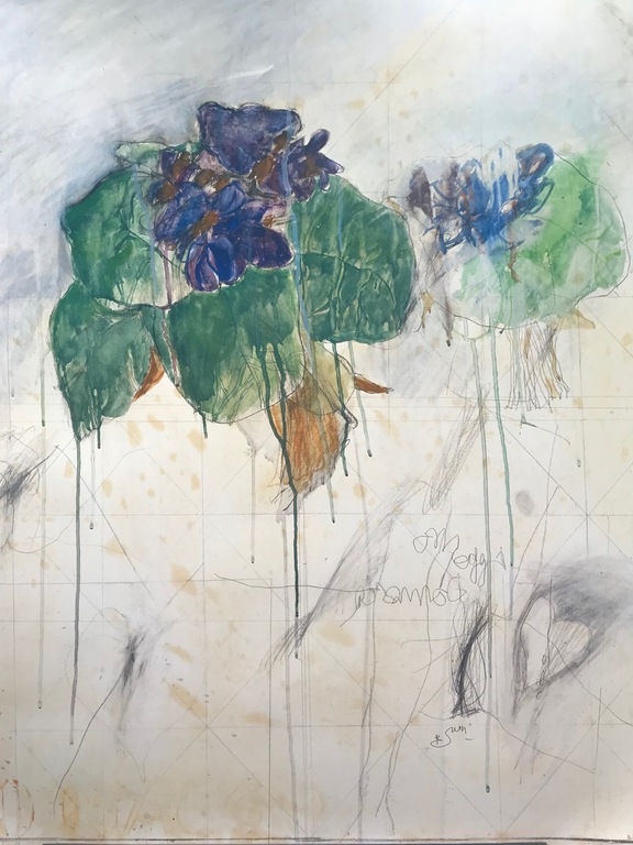 Bruno Bruni - Kleurenlitho - 'Fiore' - Gesigneerd kopen? Bied vanaf 1!