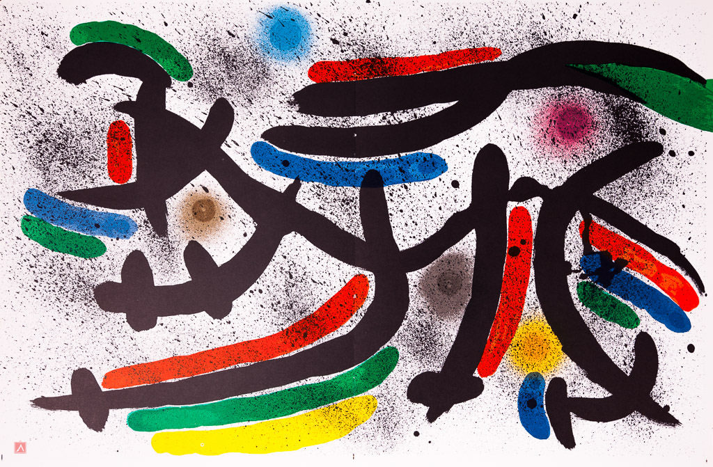 Joan Miró 'Litografia Original 'IX' - 1972, WVZ Mourlot 865, oplage 1500 kopen? Bied vanaf 75!