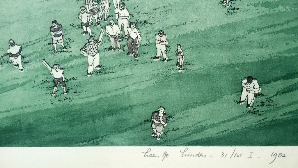 Leentje Linders - Double view, aquatint ets met reliëfdruk kopen? Bied vanaf 50!