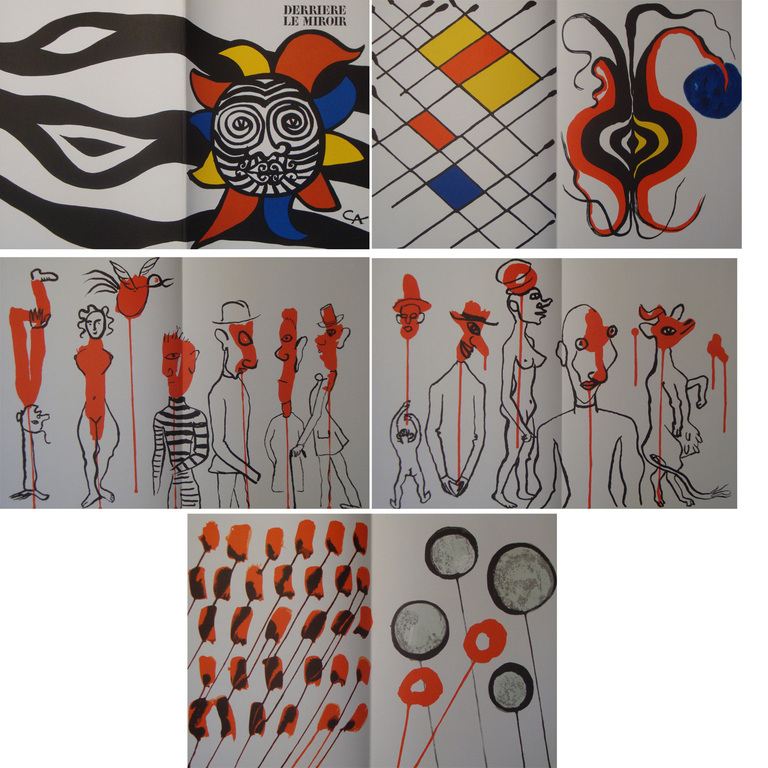 Alexander Calder: DLM 156 helemaal compleet, 7 litho's kopen? Bied vanaf 1!