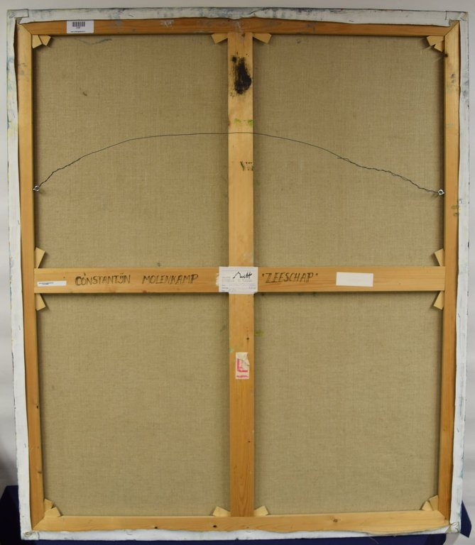 Constantijn Molenkamp - Olieverf op doek - Zeeschap kopen? Bied vanaf 500!