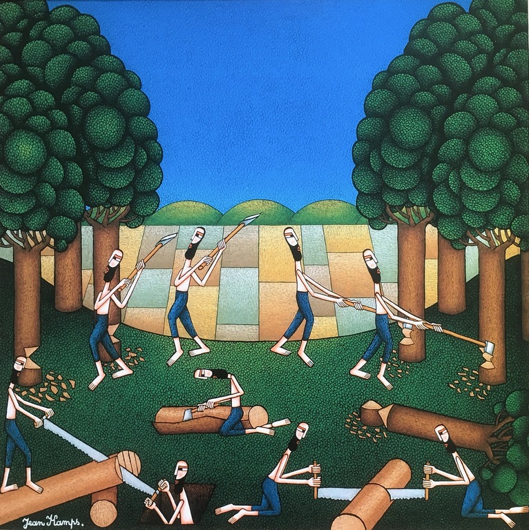 Jean Kamps - gesigneerde zeefdruk - oplage 150 ex. - 1989. kopen? Bied vanaf 4!