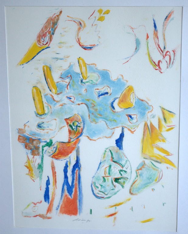 ingelijst olieverf door Wim Drion verkocht voor € 40!