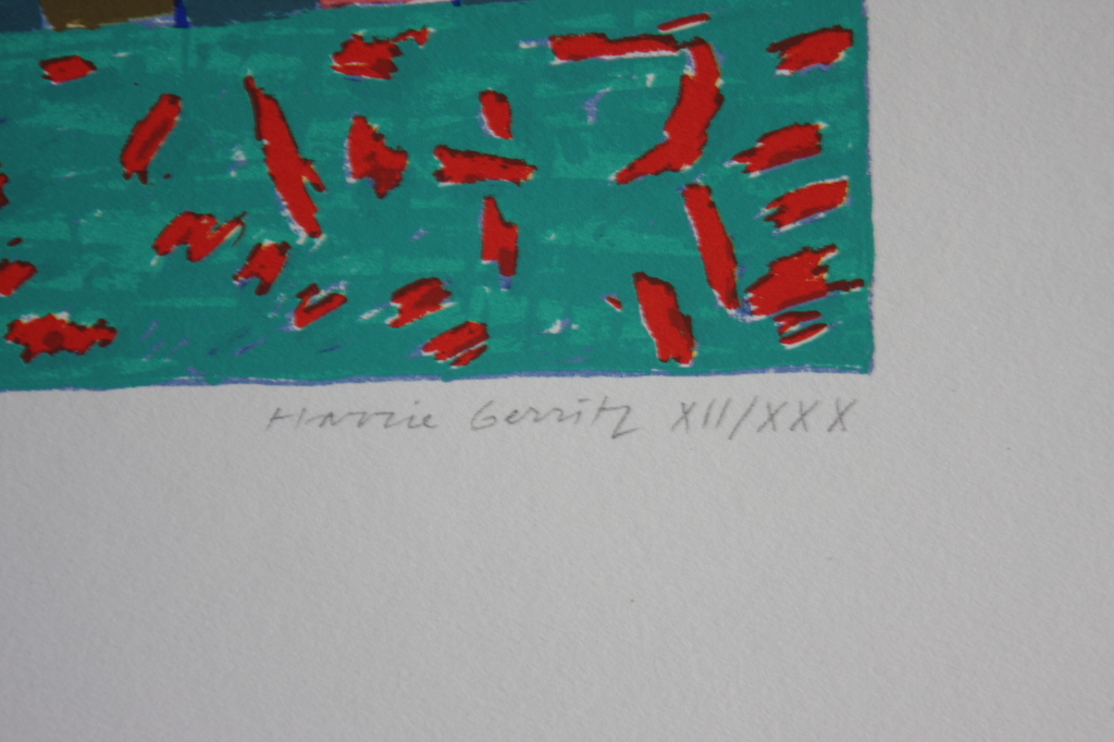 Harrie Gerritz, zeefdruk kopen? Bied vanaf 75!