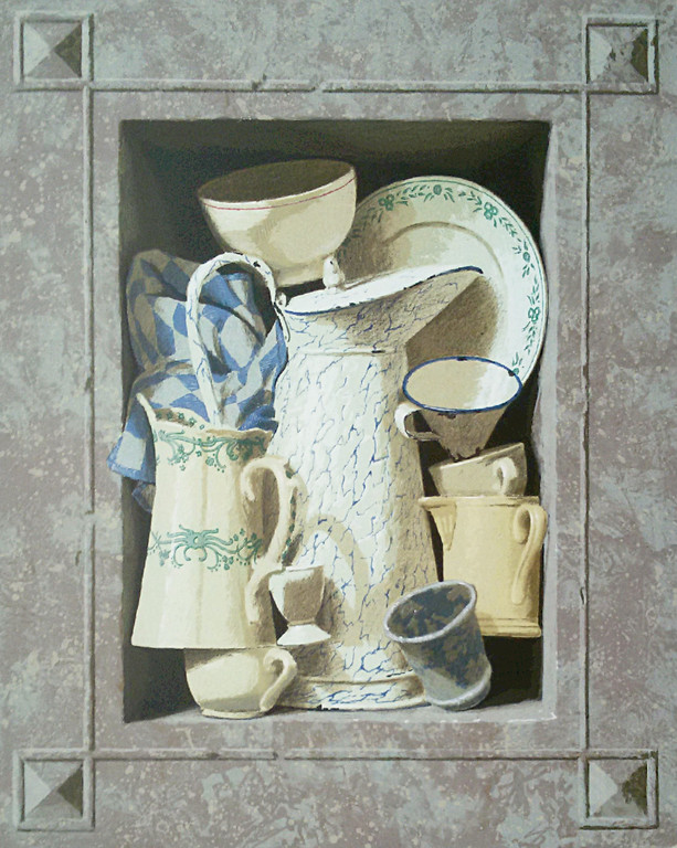 Kenne Gregoire - Laatste keer: Kenne Grégoire - De nis, litho (mooi ingelijst, groot) verkocht voor € 1!