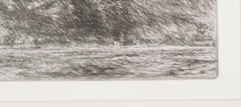 Willem den Ouden: Ets, Stormachtig weer kopen? Bied vanaf 50!