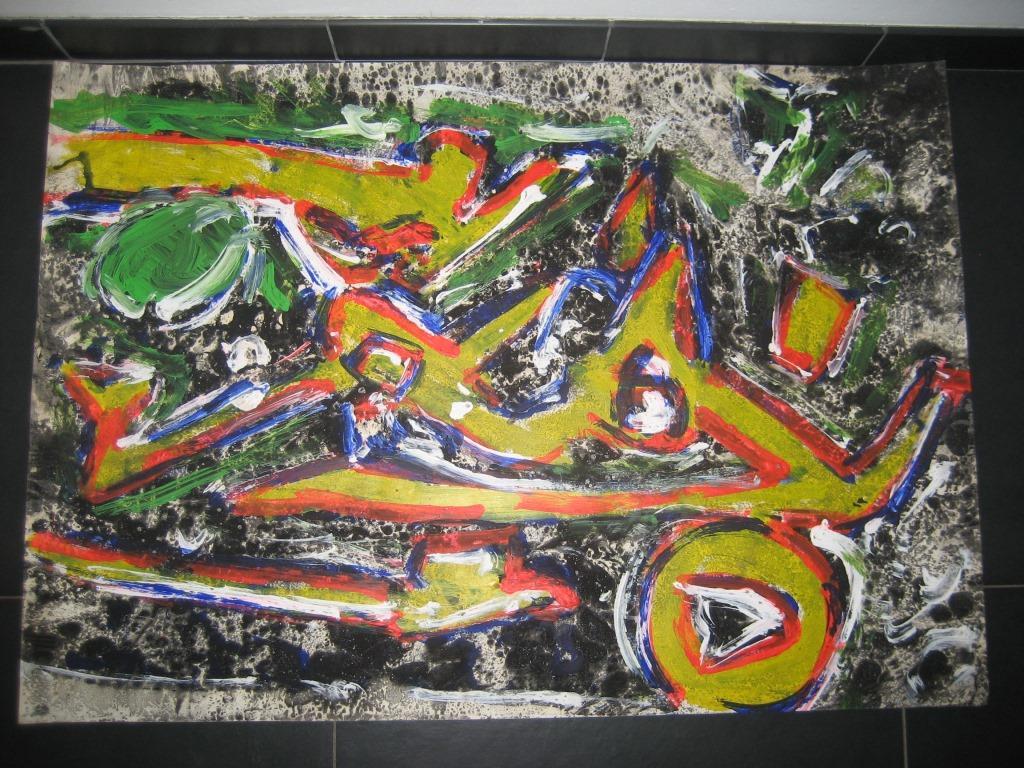 THEO NIERMEIJER Gemengde techniek op karton kopen? Bied vanaf 35!