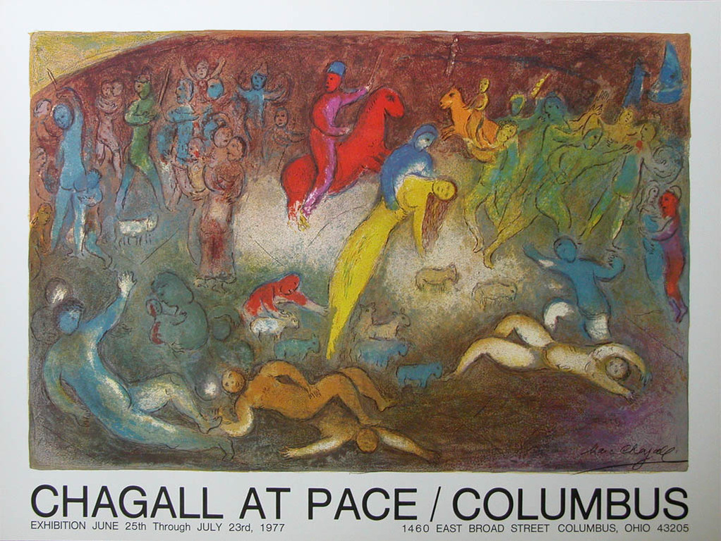 CHAGALL, kleurenlitho, Daphne et Cloë, 1977  kopen? Bied vanaf 30!