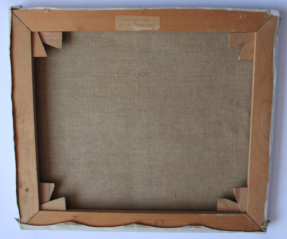 Theo Groeneveld - olieverf op doek - Dorp in Zuid Limburg - 1954 - gesigneerd kopen? Bied vanaf 1!