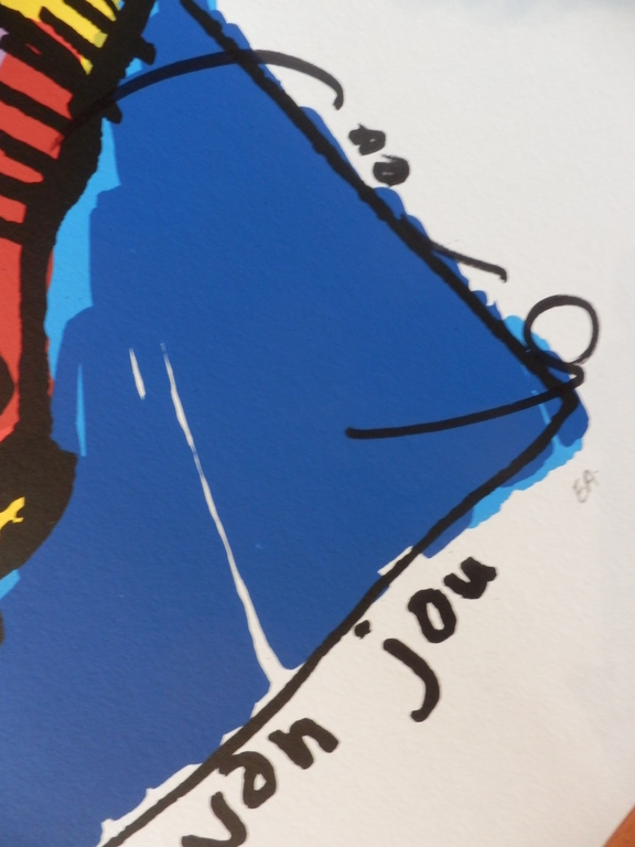 HERMAN BROOD  HANDGESIGNEERDE En Gelimiteerde ZEEFDRUK  K,OOK VAN JOU kopen? Bied vanaf 195!