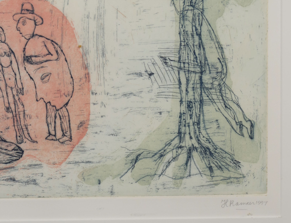 Hanny Ramaer: Ets, Z.T. - Ingelijst kopen? Bied vanaf 1!