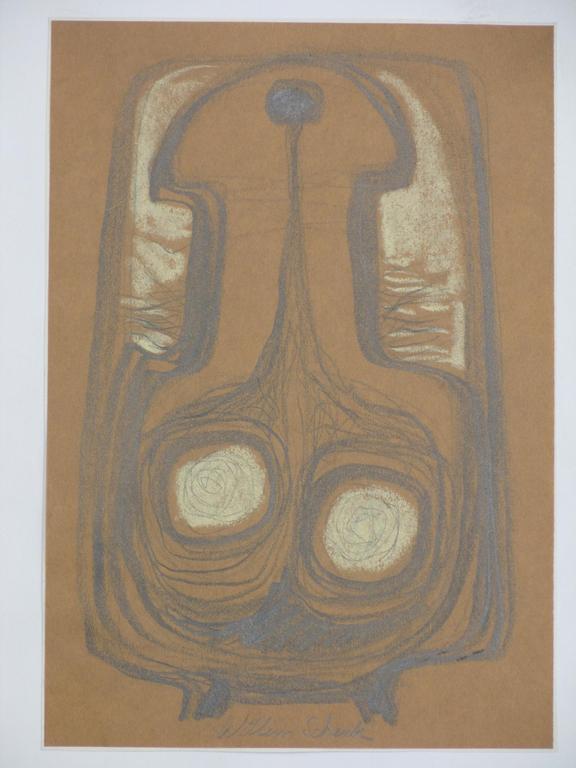 Willem Schenk, Religieuze Compositie, Gemengde techniek verkocht voor € 50!
