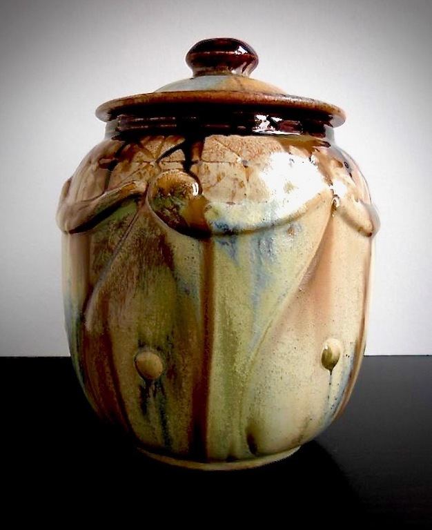 Faïenceries de Thulin - grote art nouveau dekselschaal kopen? Bied vanaf 1!