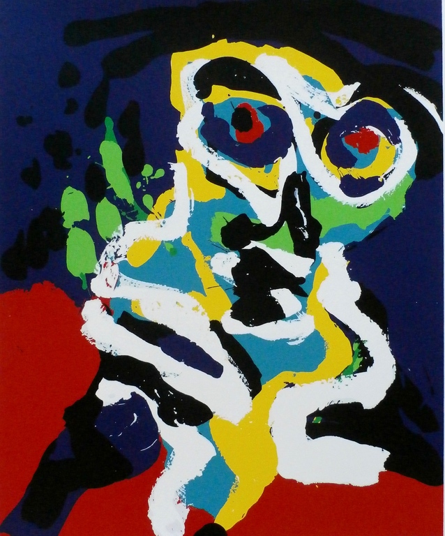 Karel Appel - zeefdruk: A summer evenings slumber - 1977 kopen? Bied vanaf 300!