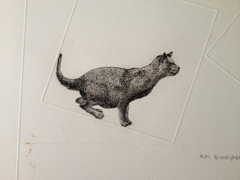 Carla Kleekamp (1937): En suspens, kleurenets/reliëfdruk kopen? Bied vanaf 1!