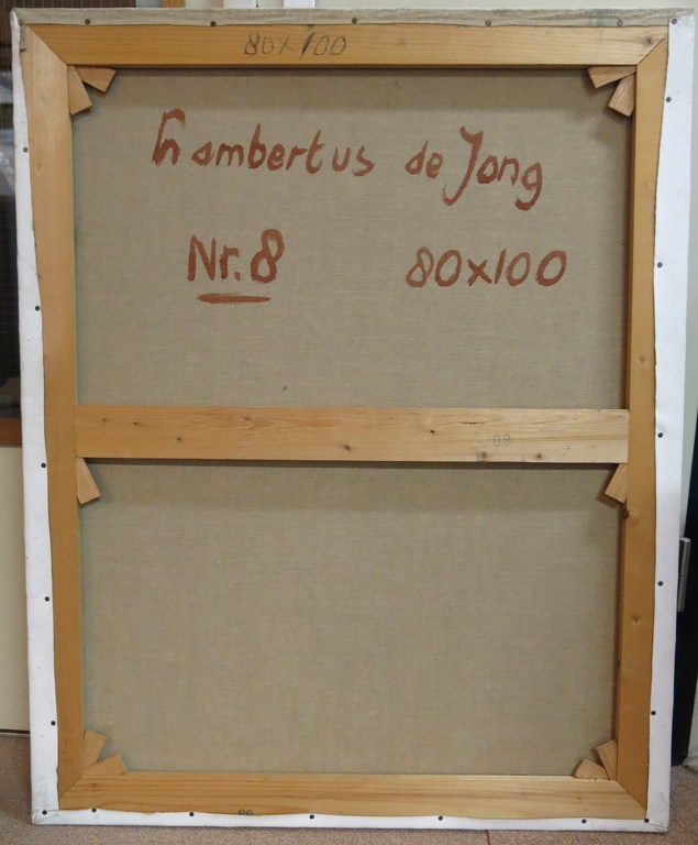 Lambertus de Jong: Olieverf op doek, Zonder titel (groot) kopen? Bied vanaf 100!