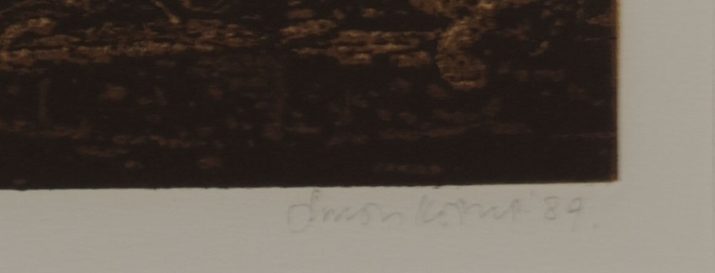 Simon Koene: 2x Ets, Egyptisch landschap - Ingelijst kopen? Bied vanaf 20!