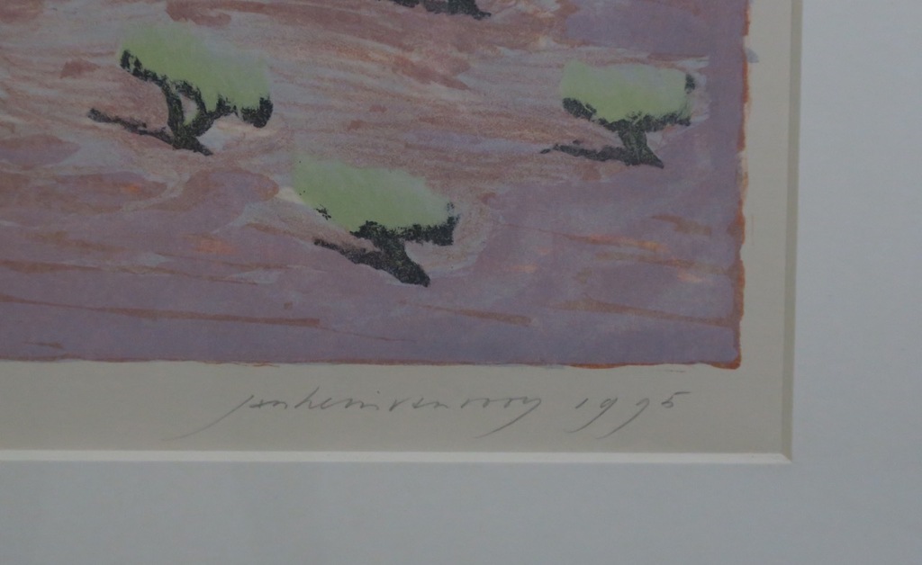 Jan Hein van Rooy: Litho, Campo di Nijar - Ingelijst kopen? Bied vanaf 1!
