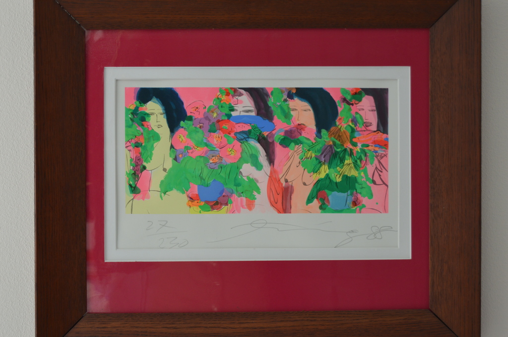 Walasse Ting: Zeefdruk - 'Girls' - opl. 230 ex. - 1988 kopen? Bied vanaf 449!