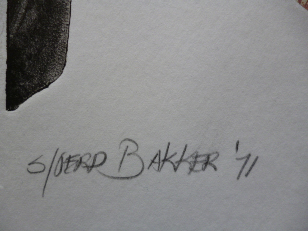 Sjoerd Bakker - kleurenets - Drie personen in ruimte met twee schilderijen kopen? Bied vanaf 25!