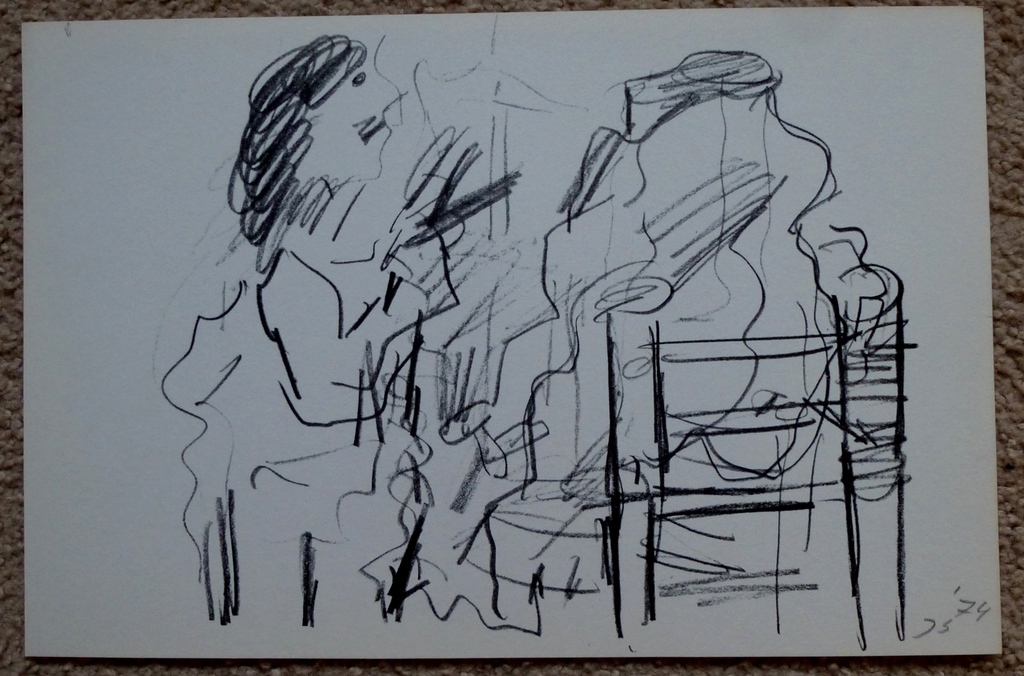 Jan Sierhuis, Handgesigneerde litho, 1974 kopen? Bied vanaf 35!