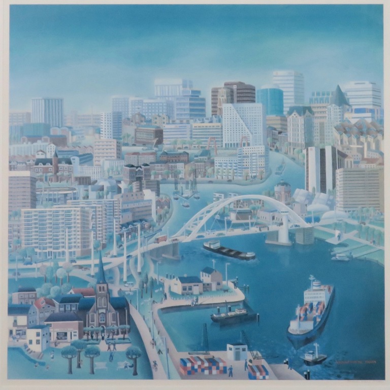 Maria-Anne Meier: Offsetdruk, IJsselmonde Rotterdam Zuid - Ingelijst kopen? Bied vanaf 1!