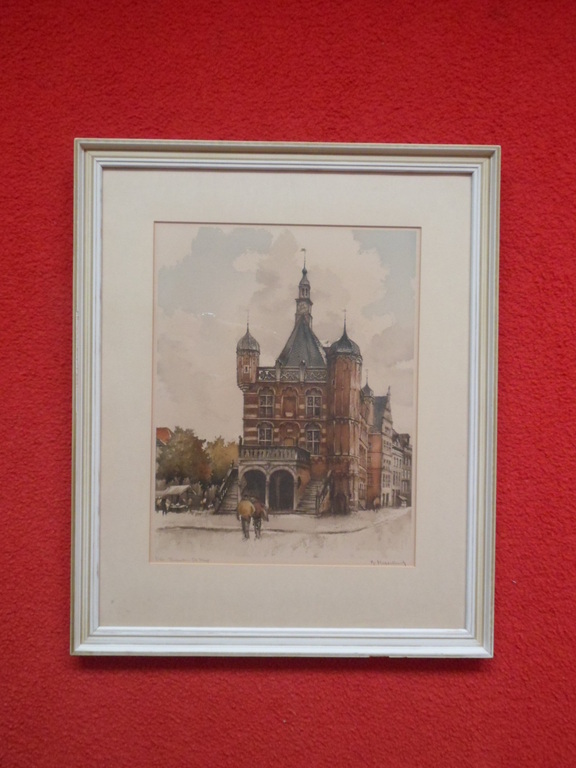 Roger Hebbelinck - Roger Hebbelinck.1912-1987.De Waag te Deventer. verkocht voor € 75!