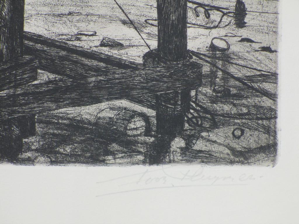 Toon Pluijmers, Gezicht op Antwerpen, Ets kopen? Bied vanaf 50!