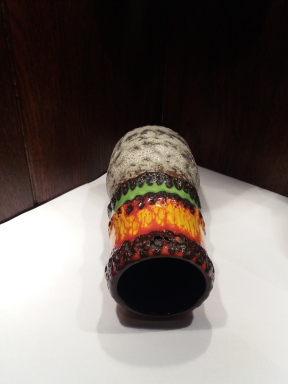 FAT LAVA Vase Scheurich 529-18 W Germany Miden 20ste eeuw  1960s 1970  Keramik P kopen? Bied vanaf 1!